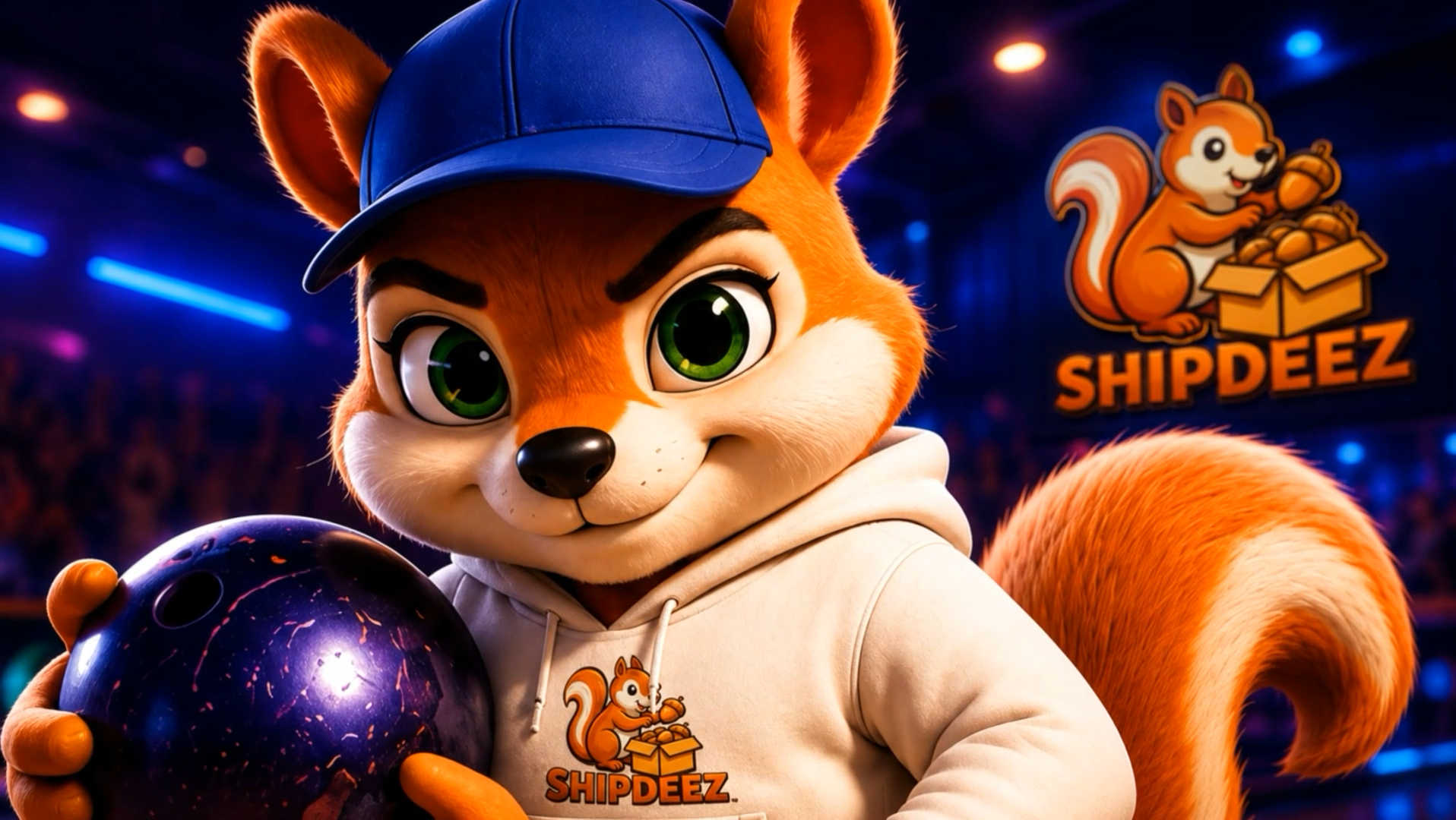 Bowling Ball Shipping mascot