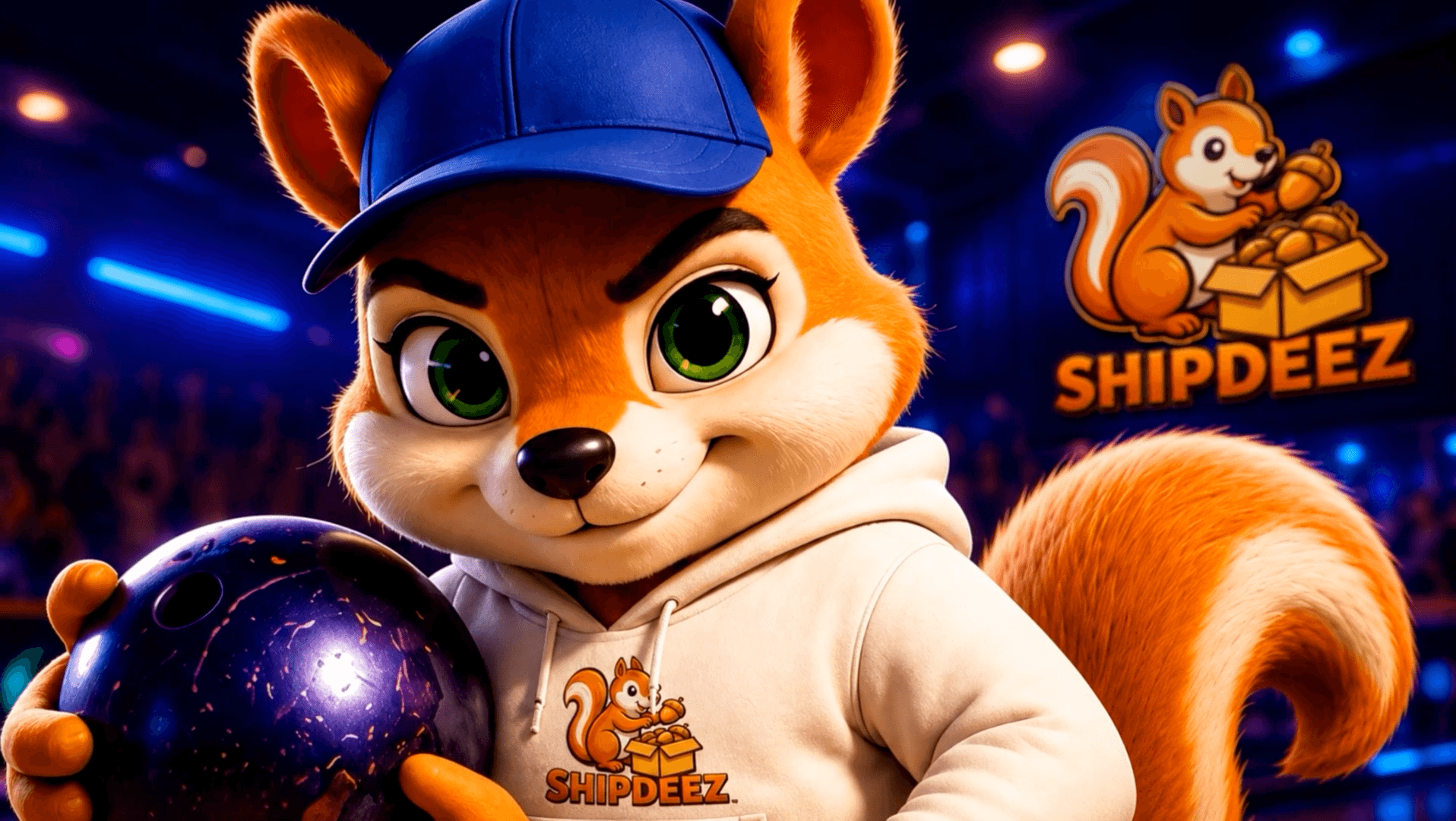 Bowling Ball Shipping mascot